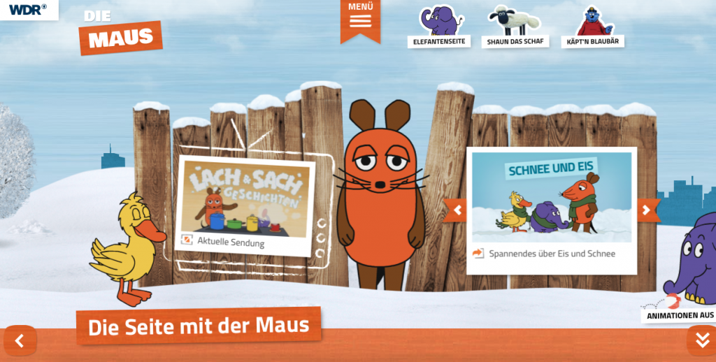 Am Mittwoch kommt die MAUS !
