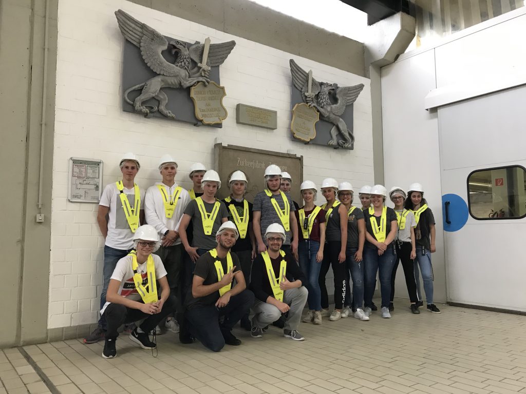 Exkursion des 4-stündigen Chemiekurses zu Südzucker