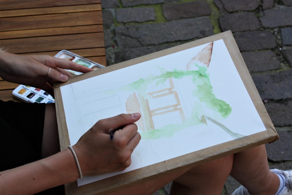 Ansichten von Besigheim in Aquarell