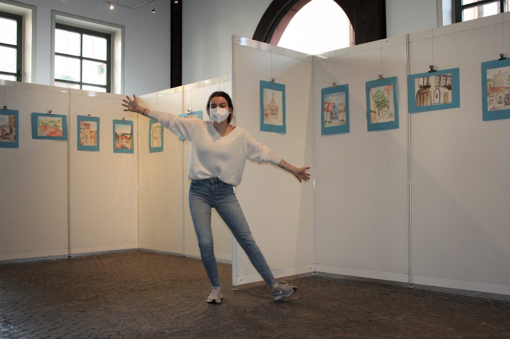 Aquarelle im Rathaus