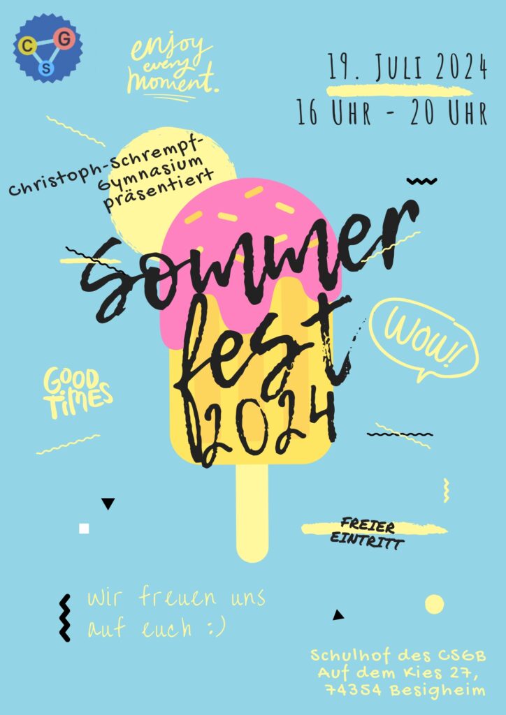 Sommerfest am CSG